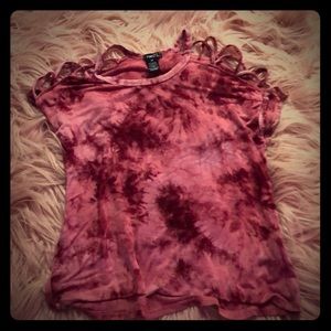 Pink tie dye soft shirt